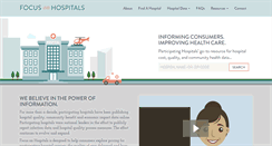 Desktop Screenshot of focusonhospitals.com
